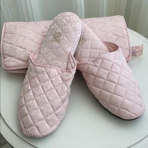 Shanghai Tang silk slippers size L